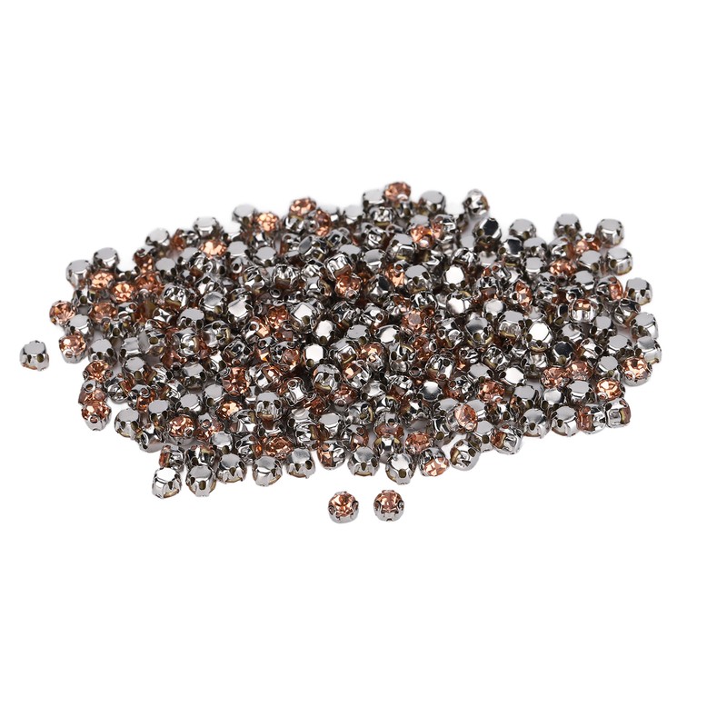 1440pcs Bulk Flatback Steel Back Rhinestones Cute Craft Rhinestones for