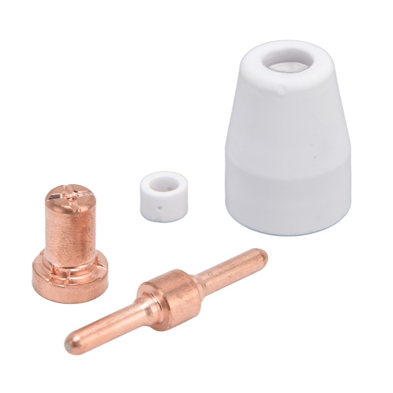 65Pcs Plasma Cutting Consumables Ceramic Copper Plasma Cutter Tips Kit
