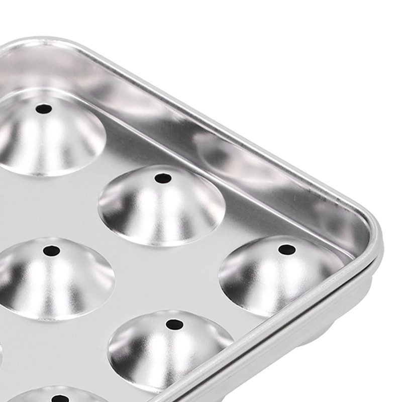 304 Stainless Steel Tray, Durable Ice Making Tool with Lid