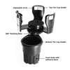 Limitless Dual CupStation - 2-in-1 Expandable Cup Holder with 360°