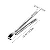 Ipetboom Stainless Steel Steak Tongs with Ergonomic Handle Practical Food