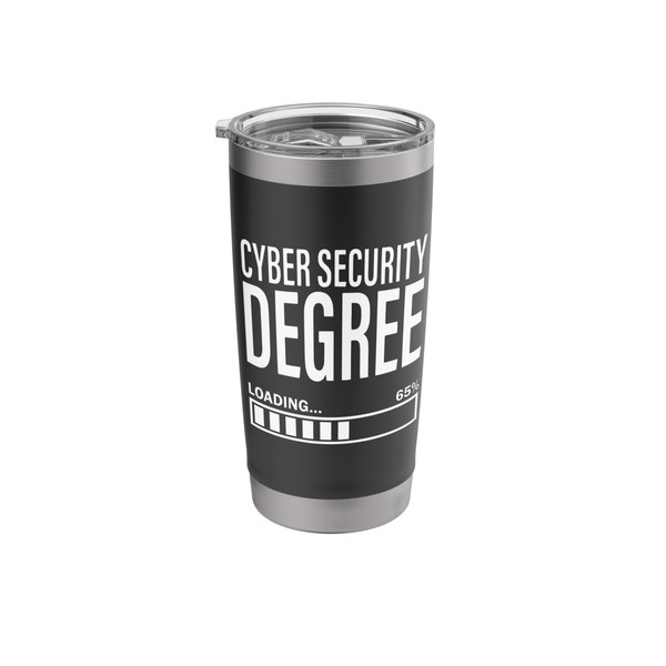 Cybersecurity Student Engineer Cyber Security Degree Loading Stainless Steel Insulated