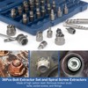 MABLEVI 36 Pcs Upgrade Screw Extractor Set, 3/8” Drive Multi-Spline