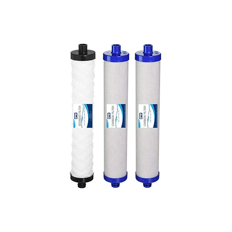 Compatible Hydrotech 41400008/41400009 Replacement Reverse Osmosis Water Filter Cartridge Set