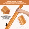 4FT Solid Wood Stair Handrail for Indoor Stairs, Outdoors Stair