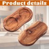 Molain Salt and Pepper Mill Tray, Acacia Wood Tray, Pepper