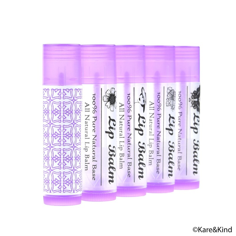 Kare & Kind Lip Balm Container Tubes - 50 Pack