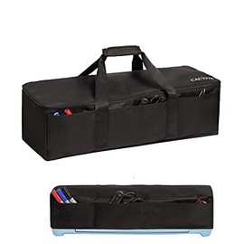 CACTIYE Carrying Bag Compatible with Cricut Explore Air and Maker, Waterproof Tote Bag Compatible with Cricut Explore Air and Supplies (2black, 11)
