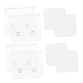 Zerodeko 4pcs Shower Curtain Clips Strong Hold Shower Retainers No Drilling Required Secure Clip Design for Bathtub Curtain Liner Fastening Grips