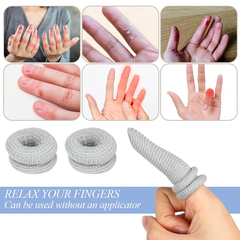 Finger Bandages Tubular 10 Pcs Finger Stall Thumb Bandage Finger
