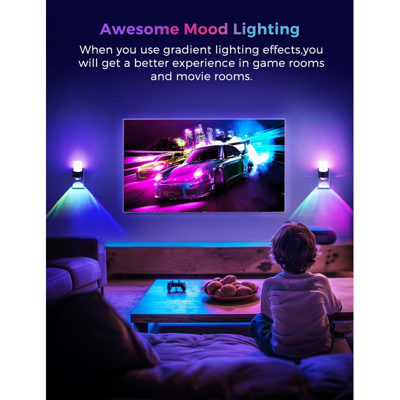 L LOHAS LED Projector Night Light Plug in Night Lights