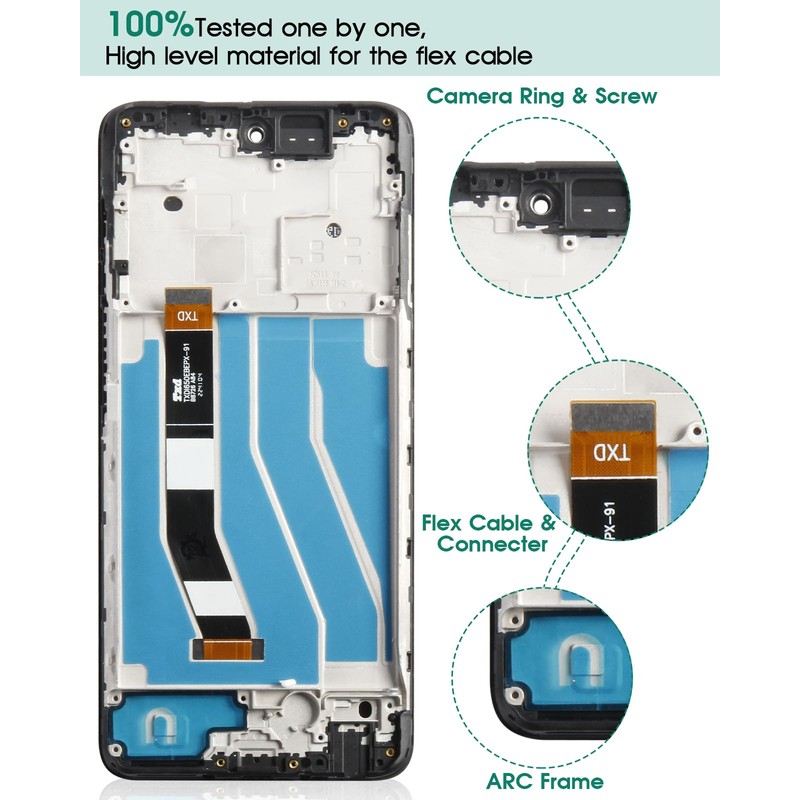 for Motorola Moto G Power 5g 2023 Screen Replacement for