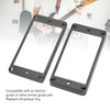 2Pcs Humbucker Pickup Ring Metal Mounting Frame Flat Bottom Replacement