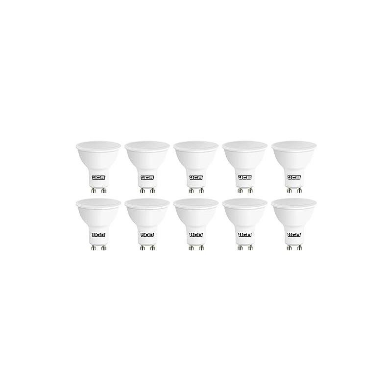 10 X JCB 3w = 35w LED GU10 3000k 3w