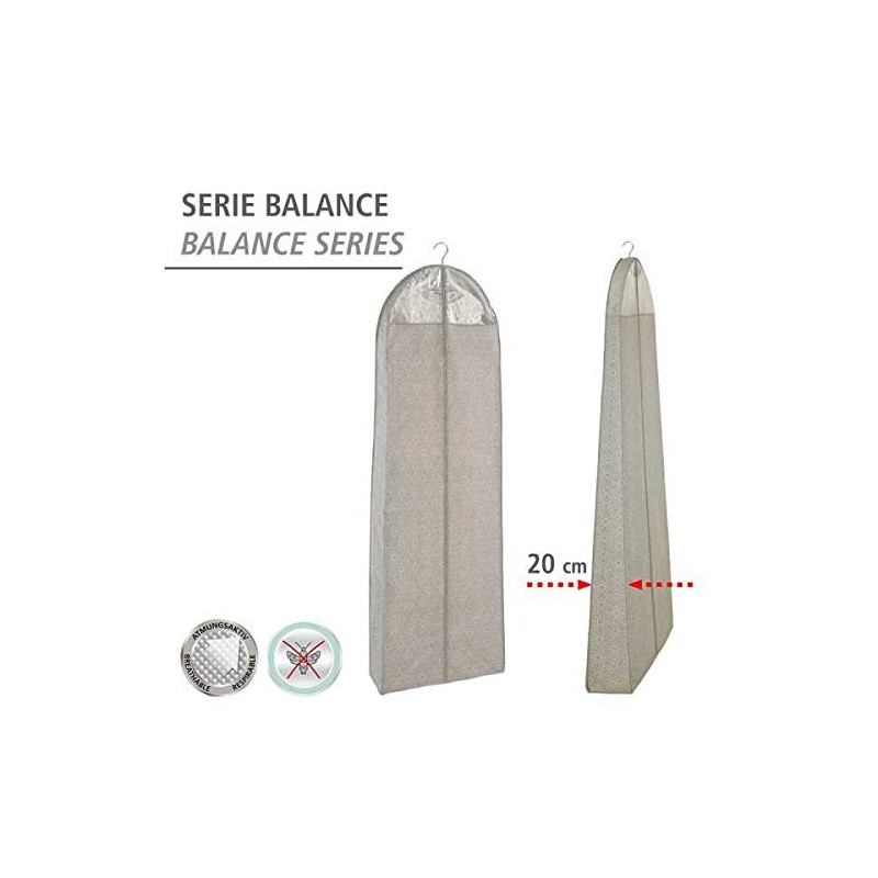 WENKO Balance Garment Bag, 180 x 60 cm, Garment Cover,