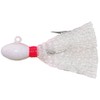 Wahoo WAH-PPJ14-1 Egg Pompano Jig, 1/4 Oz, White