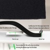 6PCS Ceiling Fan Filter Self Adhesive Activated Carbon Cotton Elliptical