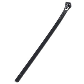 Ohm Electric RPT-250W30BK 09-1259 OHM Cable Ties, Repeat Ties, Reusable, Weather Resistant, 9.8 in (250 mm), Pack of 30, Black