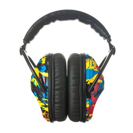 PROTEAR SNR 28 dB Children's Ear Muffs, Ideal Hearing Protectors for Noise Sensitivity Children Under Fireworks, Travel, Sports Events and Noisy Environments (Oil Paint)