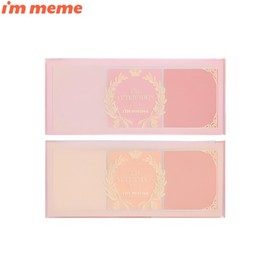 I'M MEME Afternoon Tea Blusher Palette 11.4g, Color:07 Peach and Rose Tea