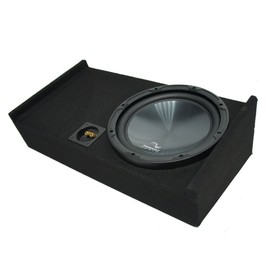 Harmony Audio Compatible with 2009-15 Ford F-150 Super Crew Truck HA-R124 Single 12" Loaded Sub Box Enclosure