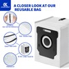 CHIKIXSON Reusable Vacuuma Bags Replacement Compatible with iRobot Roomba i