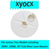 xyocx Replacement Wheel Cover Assembly 127-6840 fits Toro 21"/22" Recycler