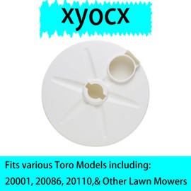 xyocx Replacement Wheel Cover Assembly 127-6840 fits Toro 21"/22" Recycler Mowers (2 Pack)