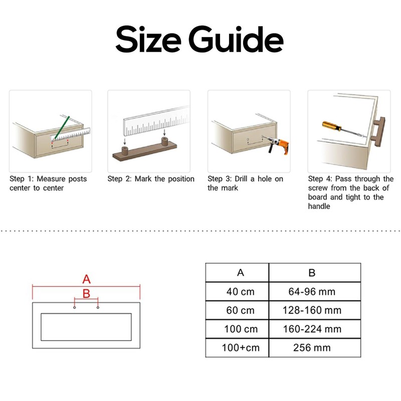 NIZADO -4" Cabinet Pulls Solid Stainless Steel Drawer Pulls Brushed