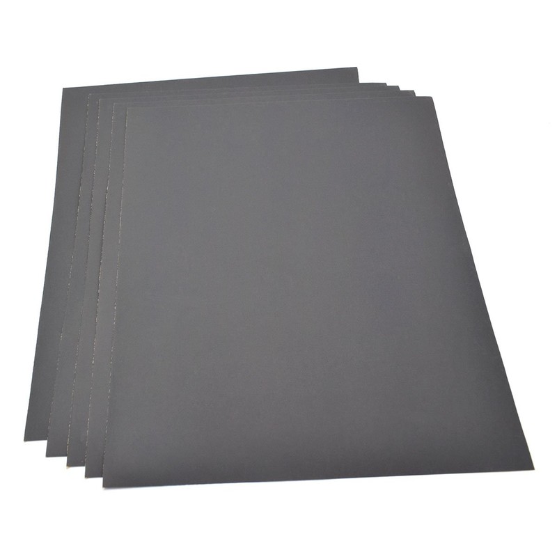 5 Sheets -Grit 800 Waterproof Paper 230 x280mm Wet/Dry Silicon
