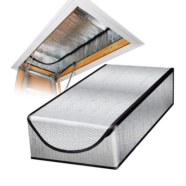 Attic Door Insulation Cover, Attic Tent with Double Zipper, Attic