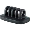 JacobsParts Cable Clip Holder Weighted Desktop Cord Management Fixture (Black)