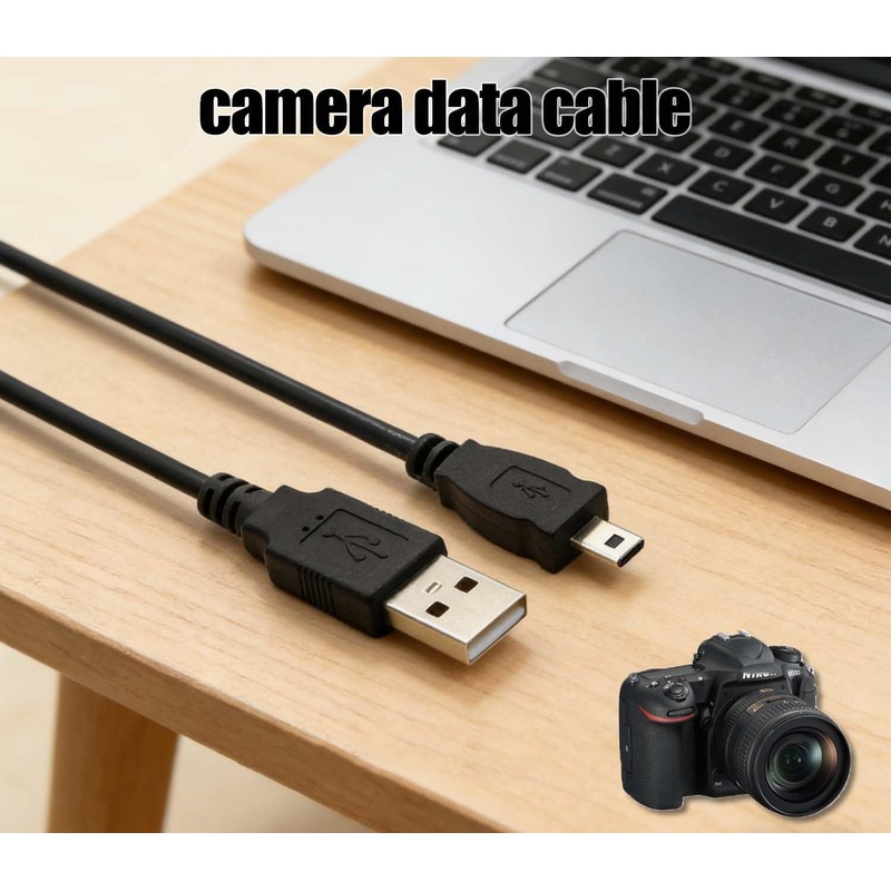 UIGOCLE USB Camera Data Charging Cable is Compatible with Nikon