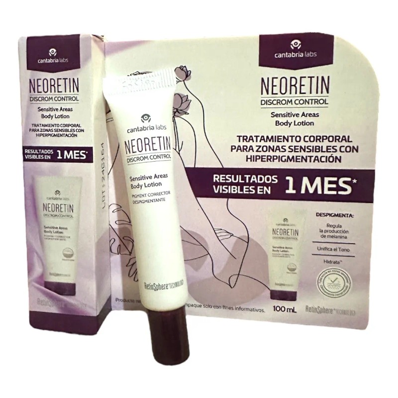 Neoretin Sensitive Areas 7ml | Tratamiento Despigmentante para Axilas, Ingles