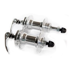 BENOTTO Maza 36x36B Rueda Libre Alumnio con Bloqueos Compatible Disco Rotor Plata GL-B10 (2 Piezas)
