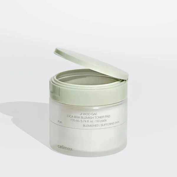 Celimax Ji Woo Gae Cica Bha Blemish Toner Pad 170ml
