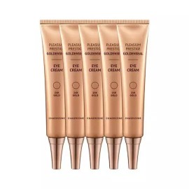 Charmzone [참존화장품]참존 골든실 순금 24k 주름개선 고영양 탄력 아이크림 30ml x 5개..[34878376] Charmzone Golden Silk 24K Wrinkle Improvement High Nutrition Elastic Eye Cream 30ml x 5pcs [Single option]