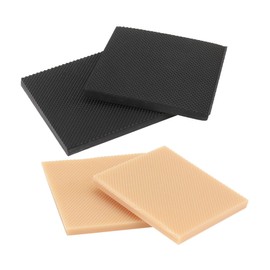 FRCOLOR High Heel Replacement Pads 4pcs Wear-Resistant Non-Slip Shoe Grips Mute Rubber Bottom Anti-Skid Protector for Women Suitable for High Heels and Casual Shoes