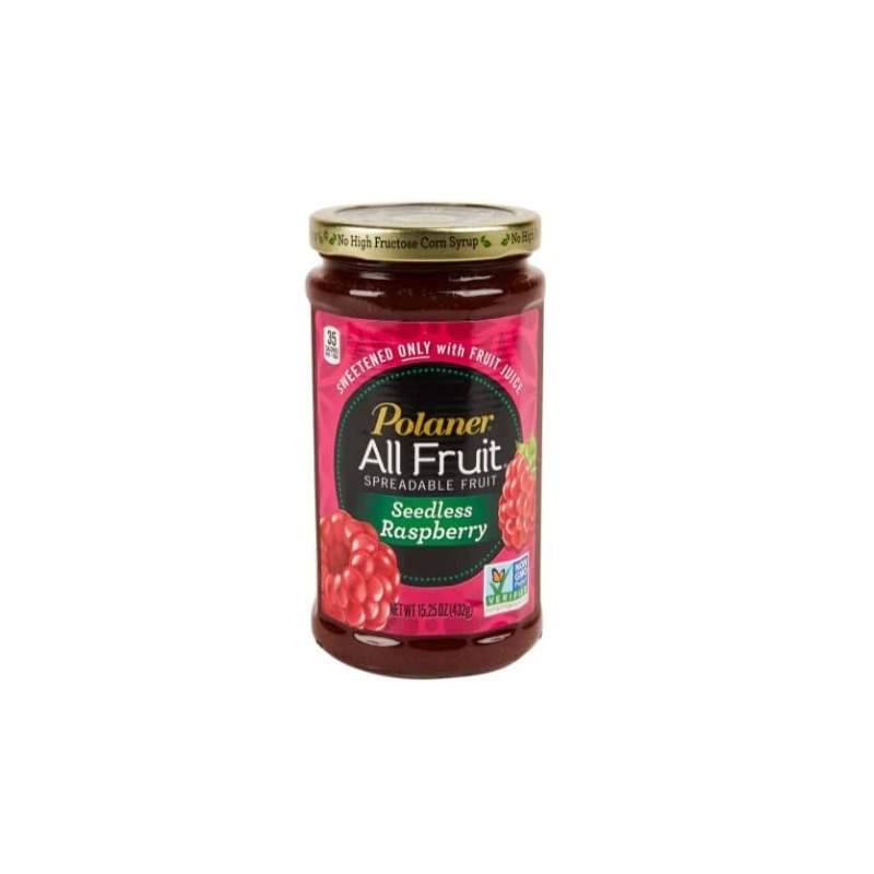 Polaner All Fruit Spreadable Fruit, Seedless Raspberry and Seedless Blackberry,