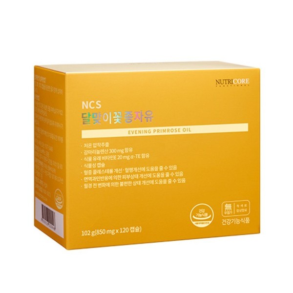 Nutricore Evening Primrose Oil, 120 tablets, 1 unit / 뉴트리코어
