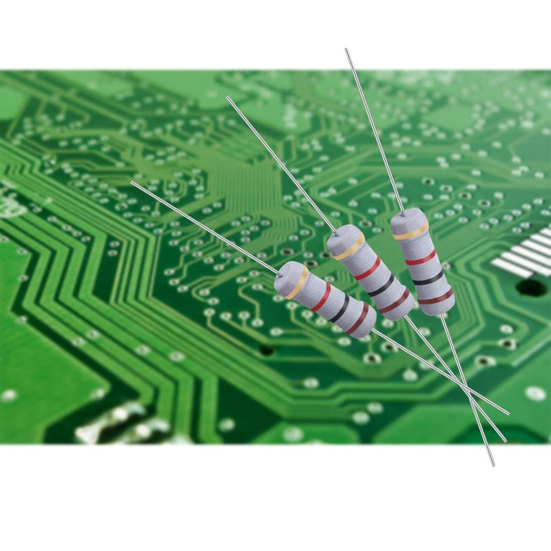 uxcell 50Pcs 1K Ohm Resistor, 1W 5% Tolerance Metal Oxide