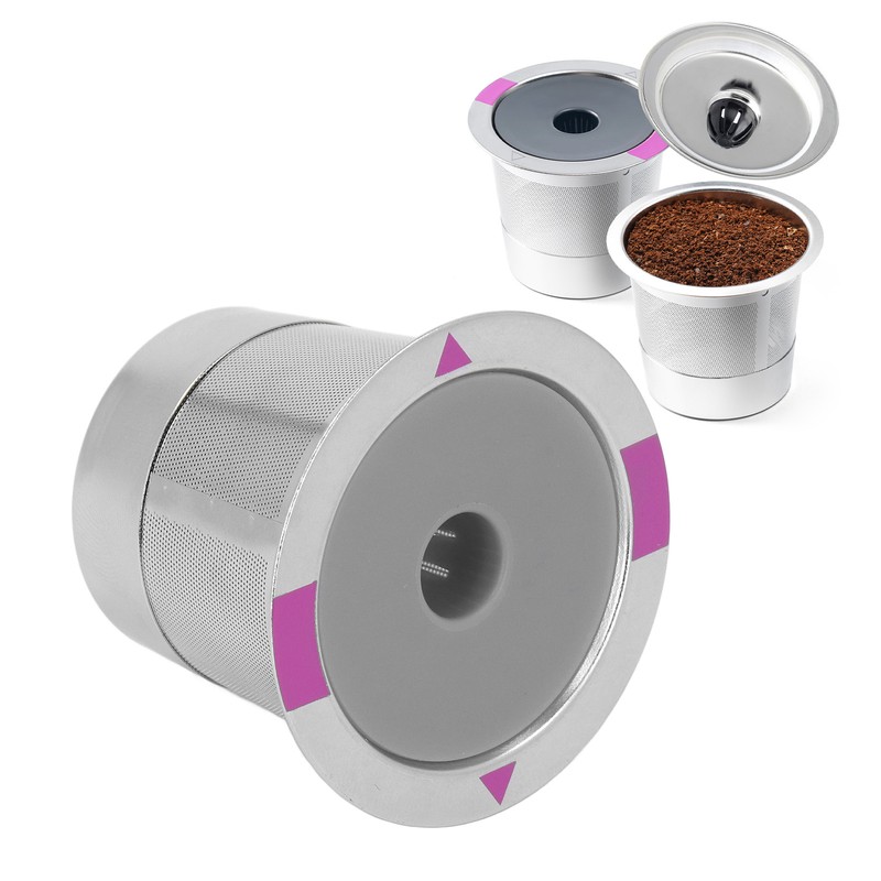 Metal Coffee Pod Stainless Steel Reusable Refillable Filter Cup Single