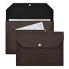 VANRA PU Leather Expanding File Folder Organizer Document Holder with