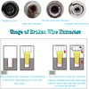 Yuentoen Screw Extractor Set, Double Head Screw Extractor 1/2 and