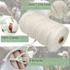 3mm 219 Yard Macrame Kit for Adult Beginners with Wooden