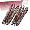 Baluue 6 Pcs Adorable Leopard Print Sponge Hair Rollers Easy