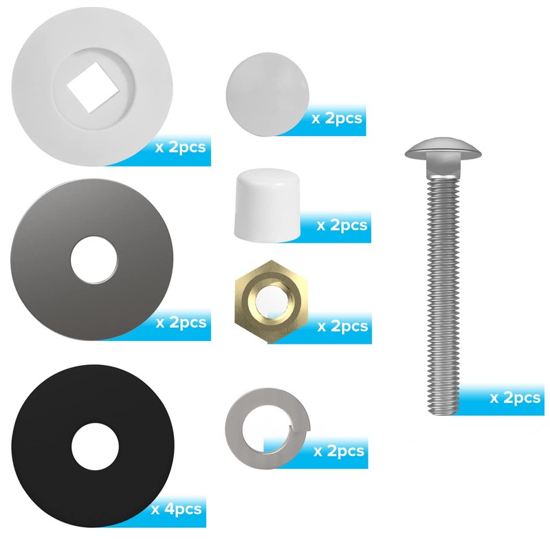 ArcViar Diving Board Bolt Kit, Diving Board Mounting Kit for