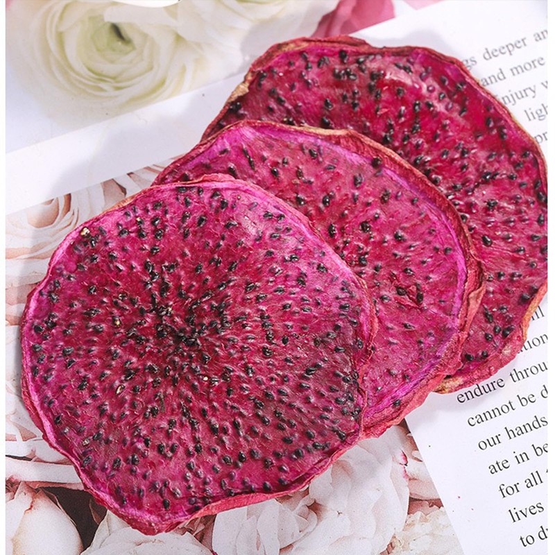Dried Dragon Fruit Chips, for Drinks, Refreshers,Food Baking, 100% unsweetened