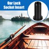 DONGKER 8PCS Oar Lock Socket Inserts,1/2" Nylon Oars Sleeve for