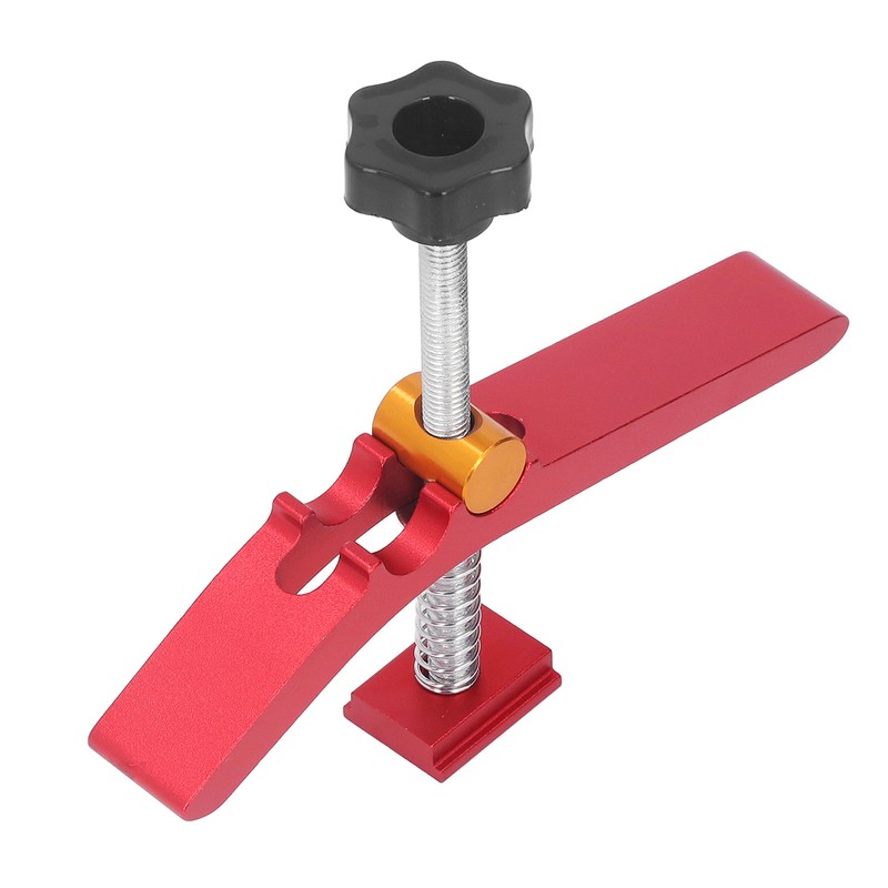 Woodworking T Track Hold Down Clamp Workbench Adjustable Chute Aluminum